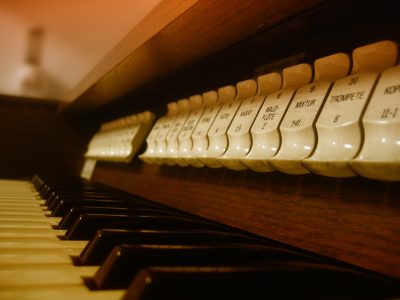 Orgel-Tastatur