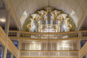 Orgelprospekt in der Bachkirche