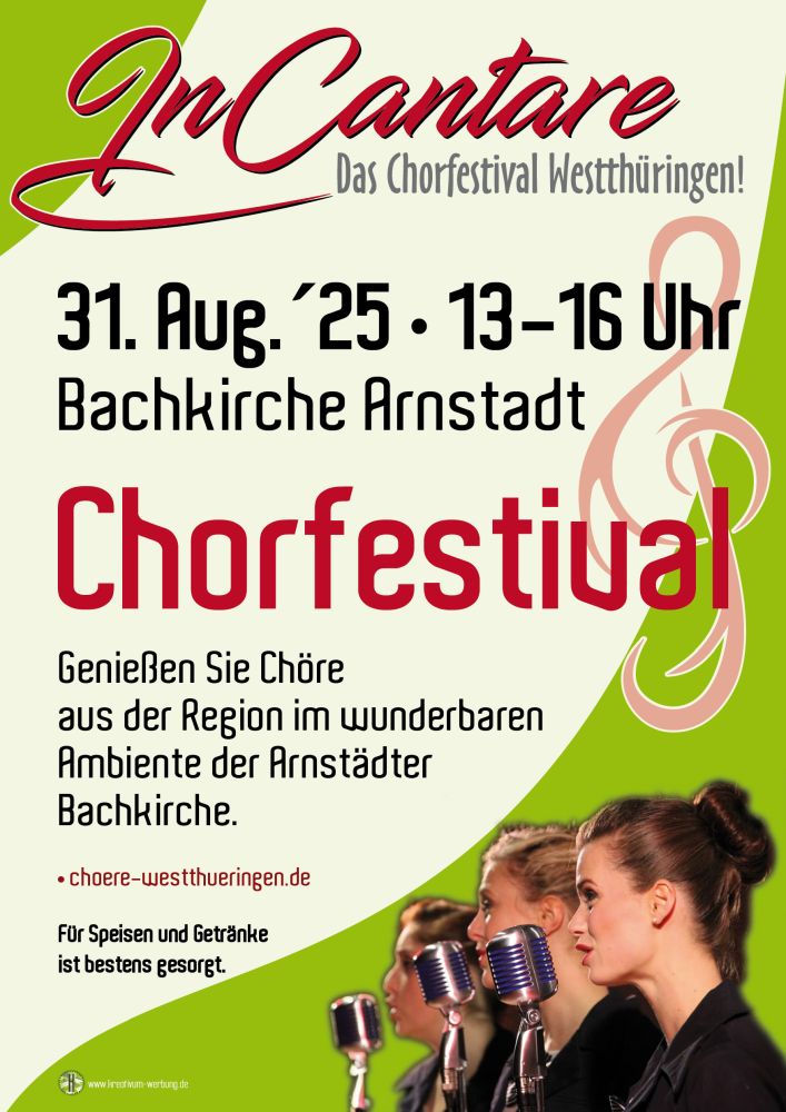 Plakat Chorfestival Arnstadt