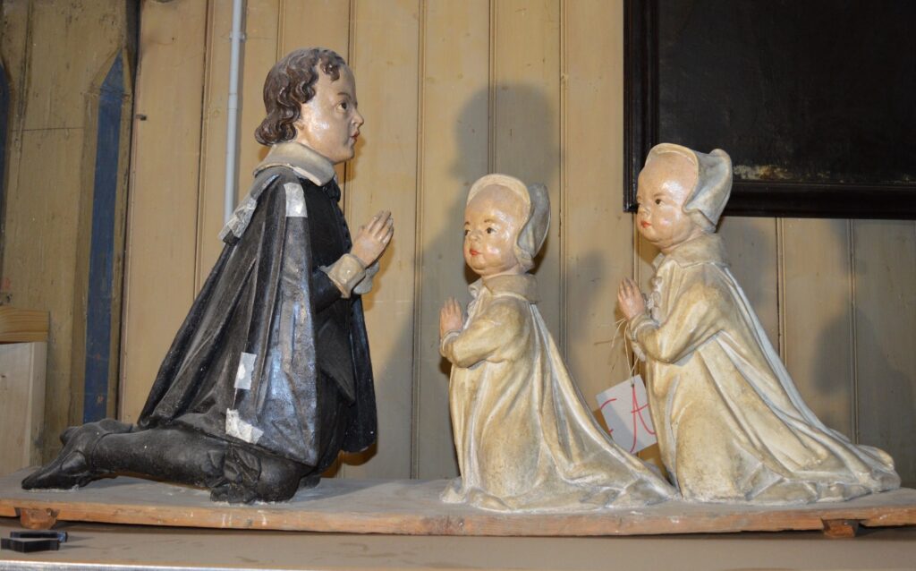 Stifterkinder des Epitaphs für Catharina Güttich